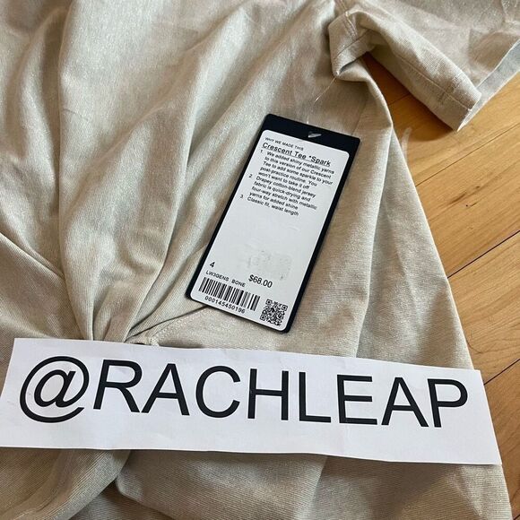 Lululemon Crescent T-Shirt Spark size 4 - Picture 6 of 6